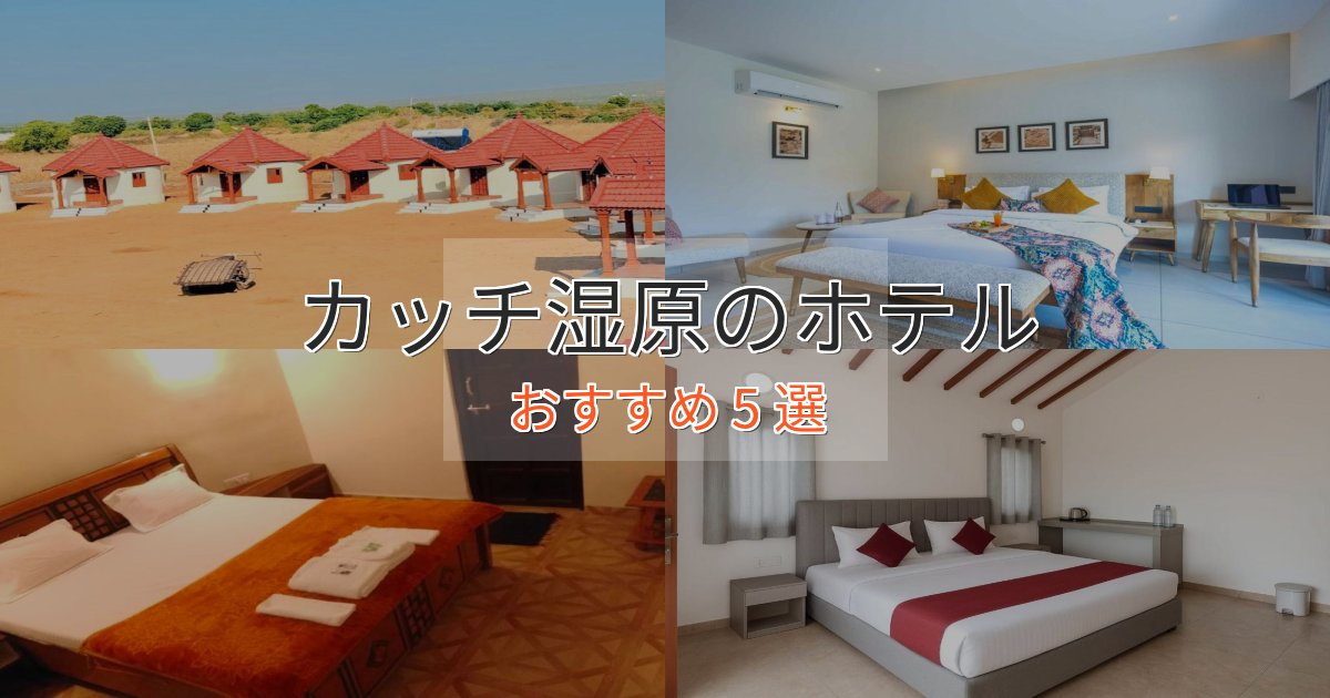 観光に便利なカッチ湿原の優雅なホテル5選【大人の旅行】