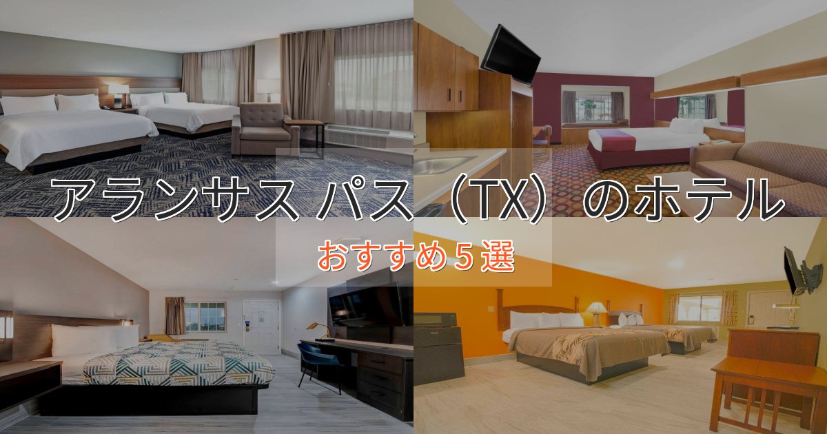 駅近便利アランサス パス（TX）の絶景ホテル5選【眺望抜群】